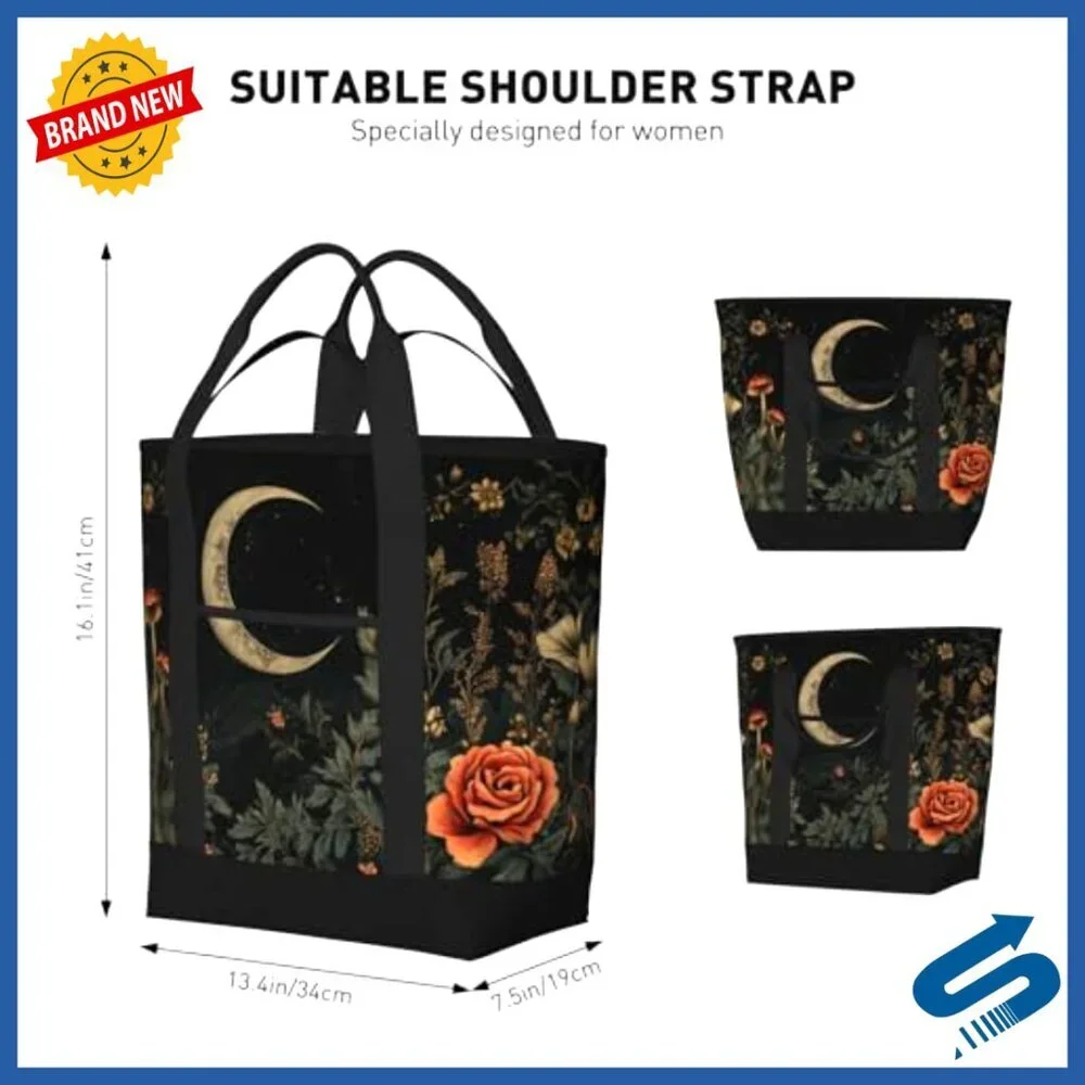 Insulated Grocery Tote Cooler Bag Large Capacity Oxford PEVA Lining Reusable